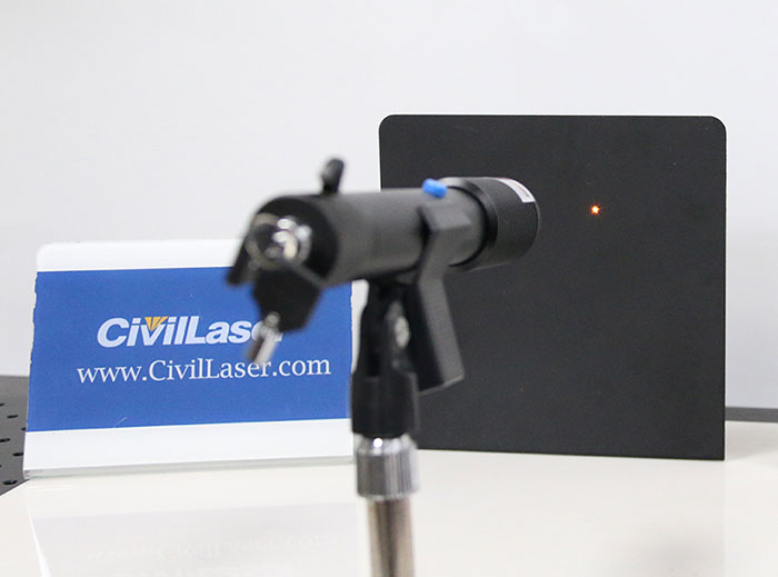 593.5nm 2mW 노란색 레이저 모듈 CW TEM00 다이오드 레이저 Portable Laser